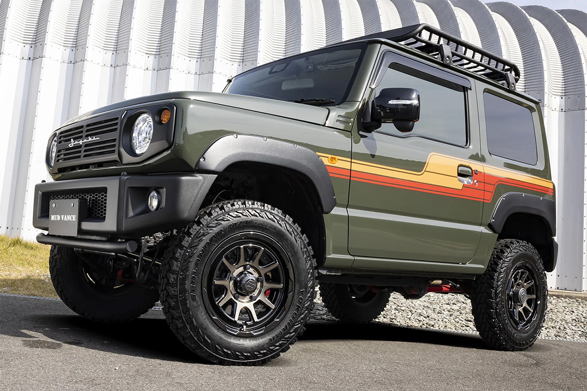 MUD VANCE 06 マッドヴァンス ゼロシックス ホイール 4本セット 0040201×4 【14×4.5J 4-100 INSET45 FULL MAT BLACK】の画像