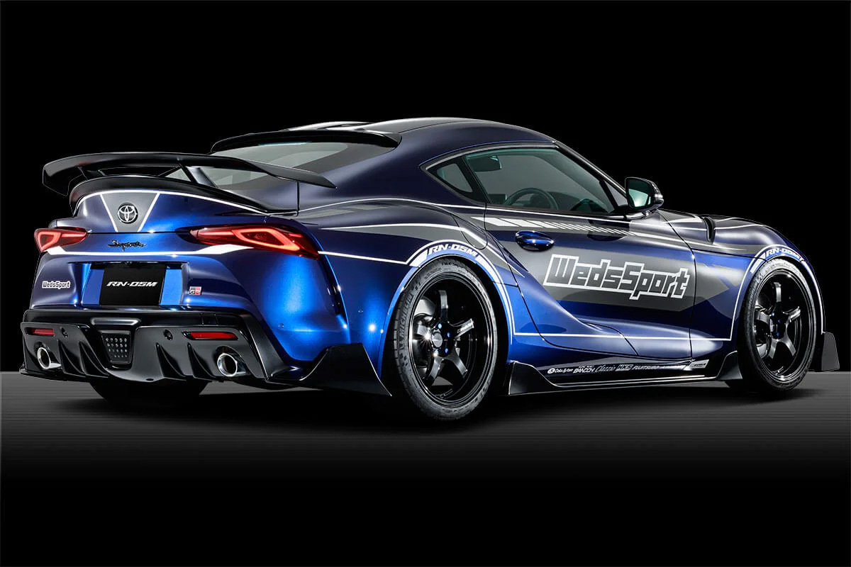 WEDSSPORT RN05M ウェッズスポーツ アールエヌ05エム ホイール 2本セット 0073655×2 【19×9.0J 5-112 INSET30 GLOSS BLACK】の画像