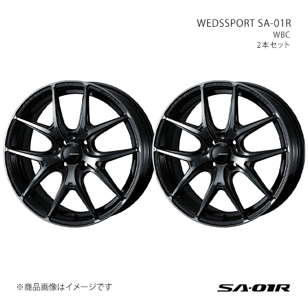WEDSSPORT SA-01R ウェッズスポーツ エスエーゼロワンアール ホイール 2本セット 0074612×2 【15×6.0J 4-100 INSET38 WBC】