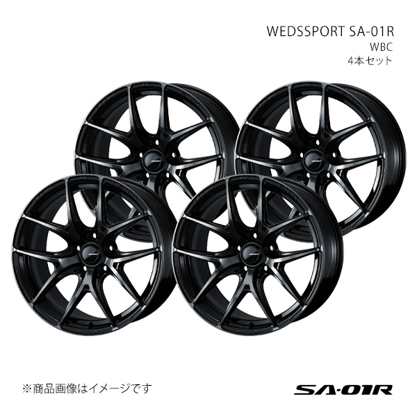 WEDSSPORT SA-01R ウェッズスポーツ エスエーゼロワンアール ホイール 4本セット 0074623×4 【17×7.5J 5-100 INSET48 WBC】