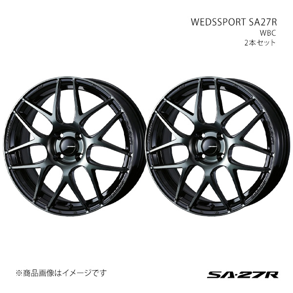 WEDSSPORT SA27R ウェッズスポーツ エスエーニーナナアール ホイール 2本セット 0074158×2 【15×6.0J 4-100 INSET38 WBC】