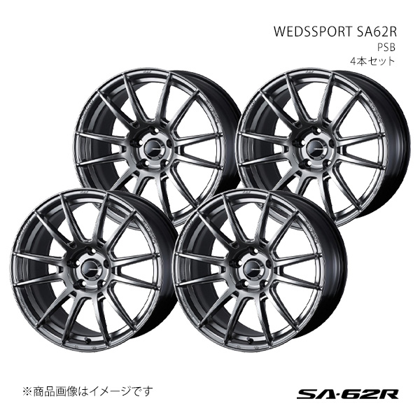 WEDSSPORT SA62R ウェッズスポーツ エスエーロクニーアール ホイール 4本セット 0041819×4 【18×9.5J 5-100 INSET45 PSB】
