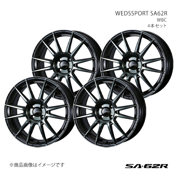 WEDS - SPORT SA62R ウェッズ運動競技 エスエーロクニーアール 車輪 4本仕掛ける 0041758×4 【16×6.5J 4-100 INSET50 WBC】 車、バイク、自転車-タイヤ、ホイール