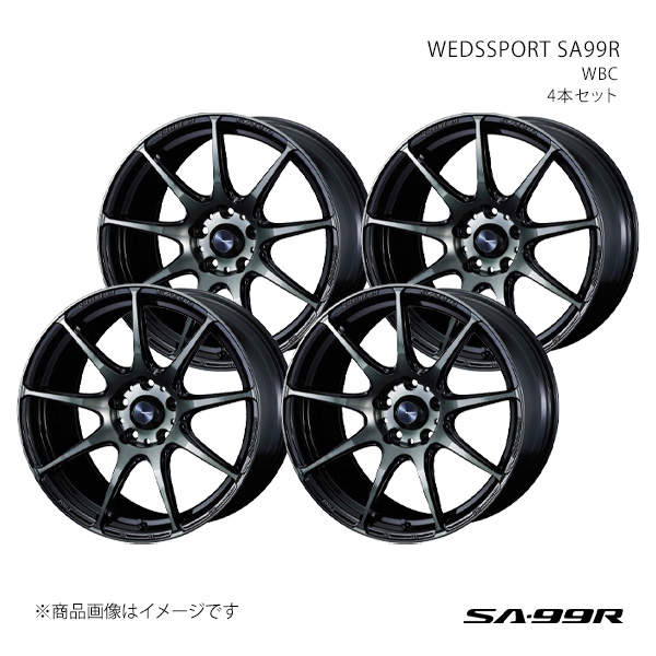 WEDS - SPORT SA99R ウェッズ運動競技 エスエーキューキューアール 車輪 4本仕掛ける 0073917×4 【18×8.5J 5-114.3 INSET35 WBC】 アルミホイール-タイヤ、ホイール