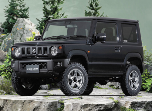 KEELER TACTICS キーラー タクティクス ホイール 4本セット 0039735×4 【18×8.0J 6-139.7 INSET25 GLOSS BLACK】の画像