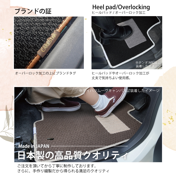 ALPHARD フロアマット ホワイト ブラック z-style トヨタ アルファード 専用 フロアマット TOYOTA ALPHARD m