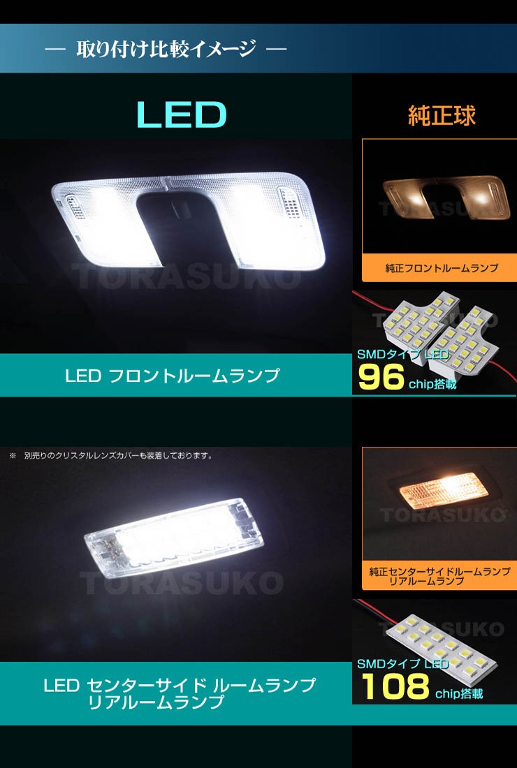 ハイゼット キャディー LED ルームランプ ぴったり設計サイズ