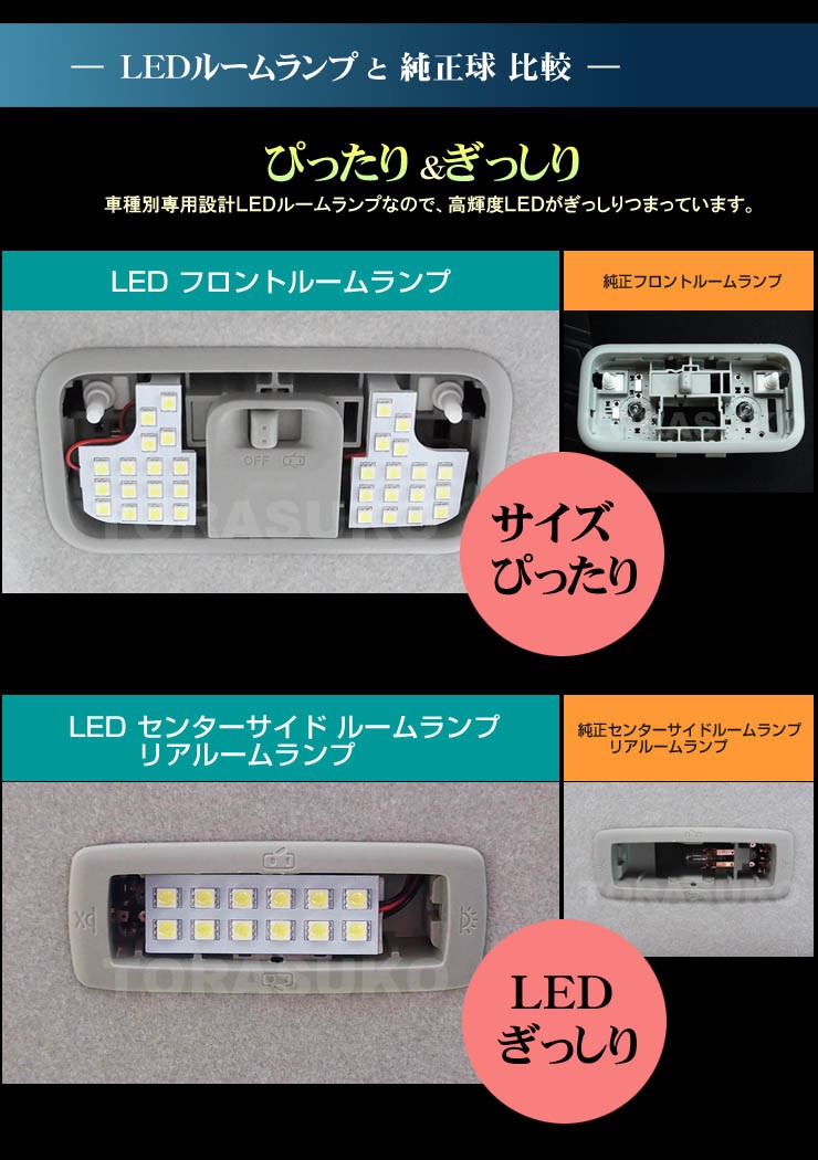 ハイゼット キャディー LED ルームランプ ぴったり設計サイズ