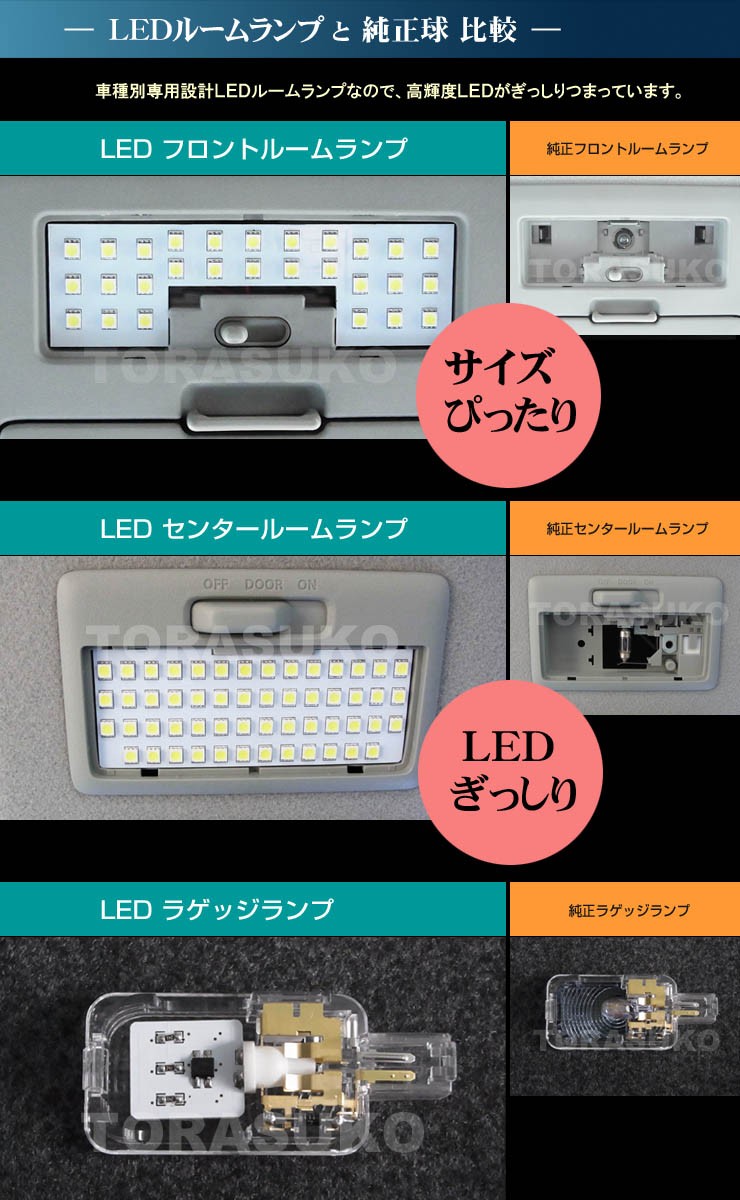 ソリオ ソリオバンディット LED ルームランプ ぴったり設計