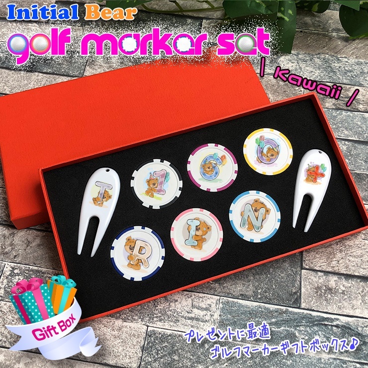 abo3色セット⭐️貴方だけのゴルフマーカー⭐️名入れイニシャルVer 楽天市場】ゴルフ マーカー 名入れ マグネット 蛍光 ゴルフ
