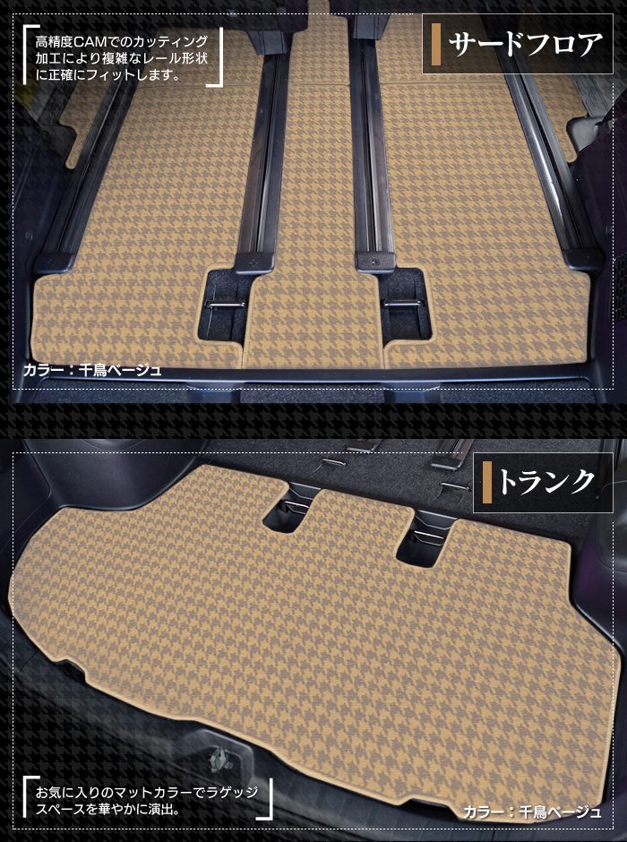 トヨタ ノア ヴォクシー 80系 フロアマット+ステップマット+