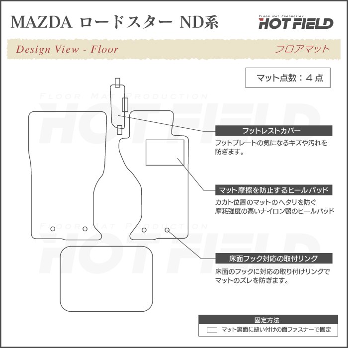 マツダ ロードスター ロードスターRF ND系 フロアマット 車 マット カーマット mazda カジュアルチェック HOTFIELD 光触媒抗菌加工  送料無料 : md-rs-nd-c : フロアマット専門店 HOTFIELD - 通販 - Yahoo!ショッピング