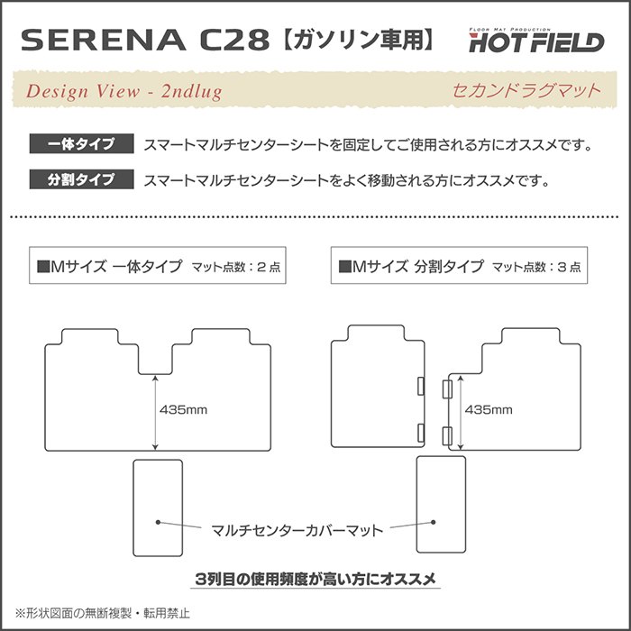 日産（NISSAN） 新型対応 セレナ C28系 (ガソリン車) セカンド