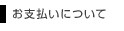 お支払いについて