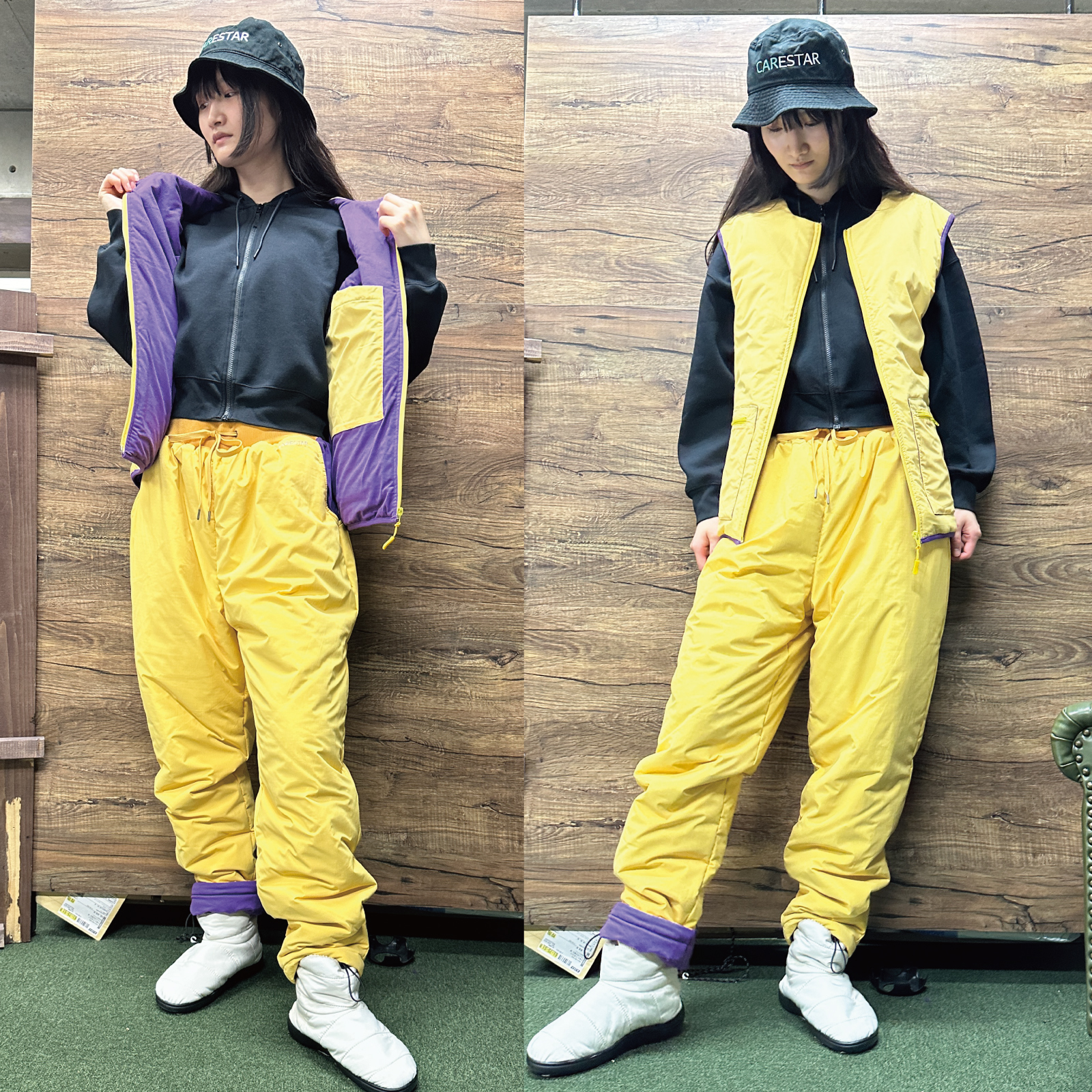 ケアスター蓄熱＆撥水ソロナタフオーバーパンツCARESTAR11