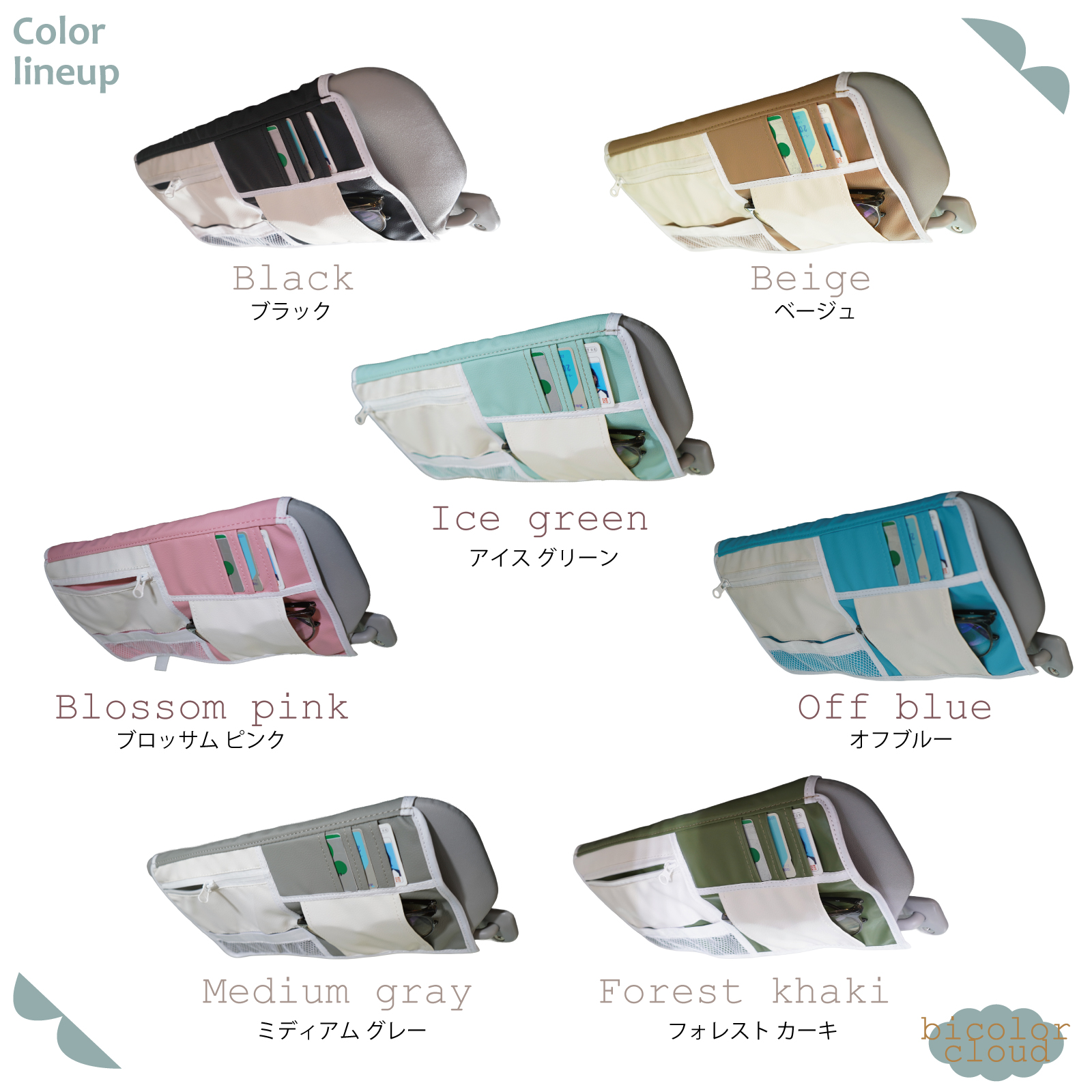 バイカラーサンバイザーケース CARESTAR