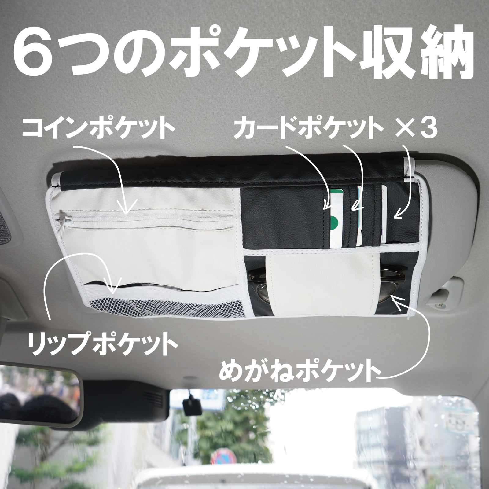 バイカラーサンバイザーケース CARESTAR