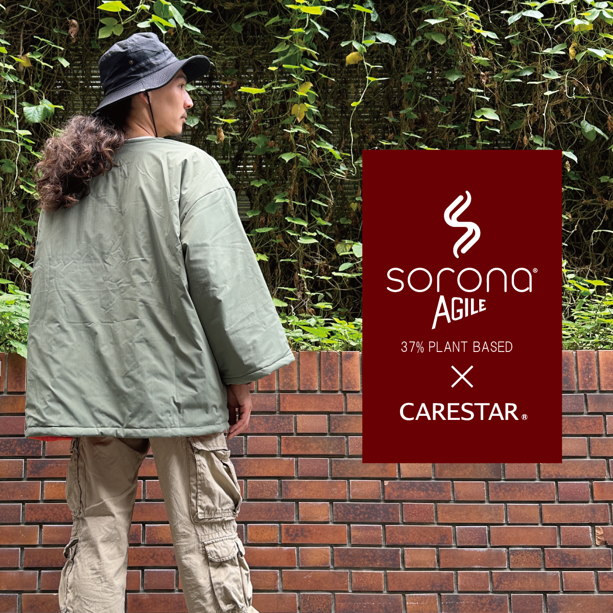 1分でプラス18℃まで暖くなる撥水加工のタフなハンテン15