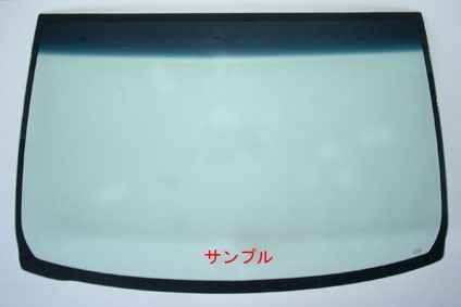 三菱 新品フ ロント ガラス ｅｋ スペース B11A グリーン/ブルーボカシ カメラ付車用 エマージェンシーブレーキ付車用 6102B640