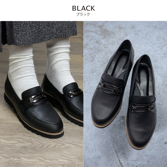 ローファー Carique カリック レディース 春 夏 秋 冬 本革 撥水