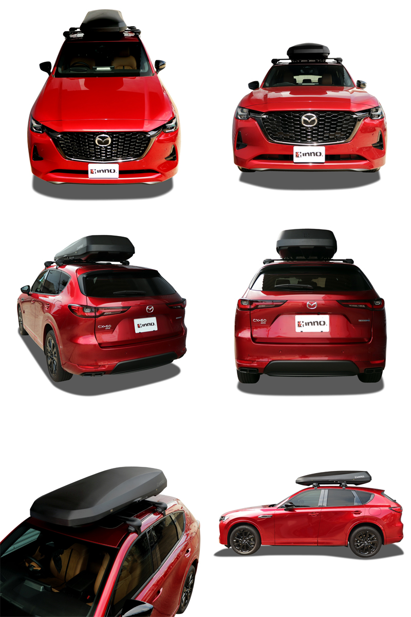 INNO マツダ CX-60 KH系 R4.9〜 ルーフキャリア 車種別キャリア ルーフ