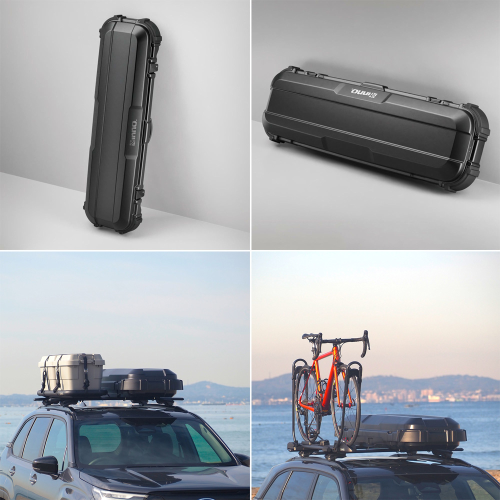 INNO 車 ルーフボックス BRQ715MBK イノー ルーフギアケース715 マット