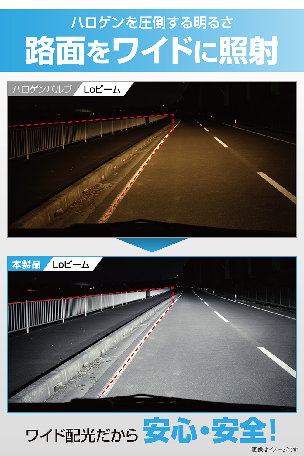 カーメイト（CARMATE） 車 LED ヘッドライト H4 3年間保証 新車検基準