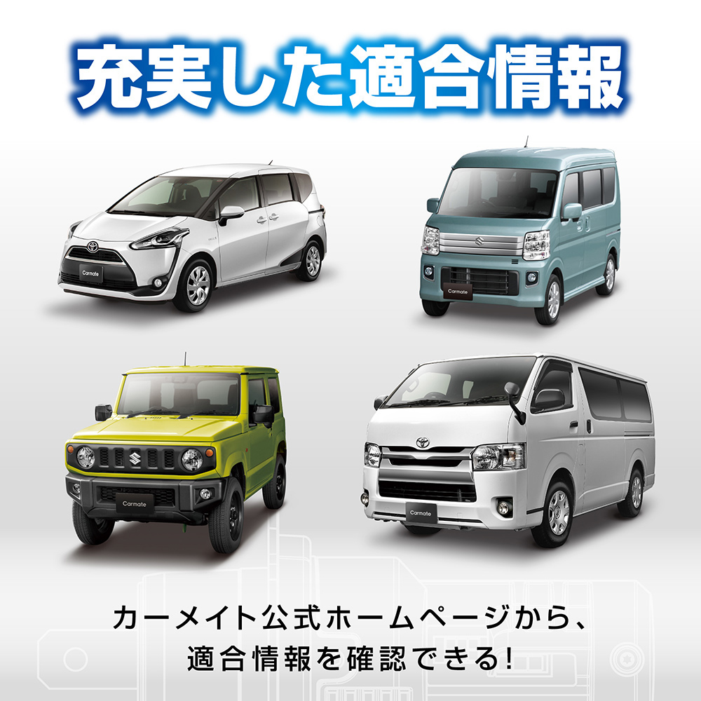 カーメイト 車 LED ヘッド フォグ ライト H8 H9 H11 H16 BW573