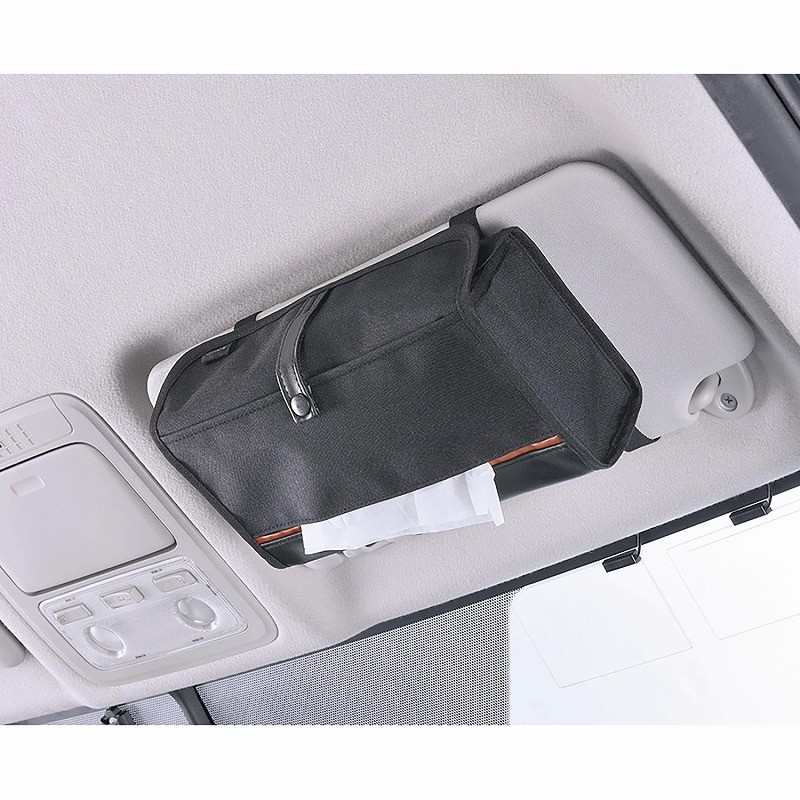 テッシュケース カーメイト（CARMATE） 車 ティッシュケース DZ491 ポケット付