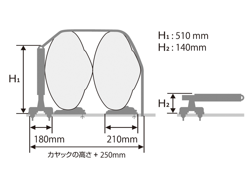 車 ルーフキャリア INNO INA455 カヤックアタッチメント3 カヤック 積載 ルーフ キャリア アタッチメント carmate (P07) :  ina455 : カーメイト 公式オンラインストア - 通販 - Yahoo!ショッピング