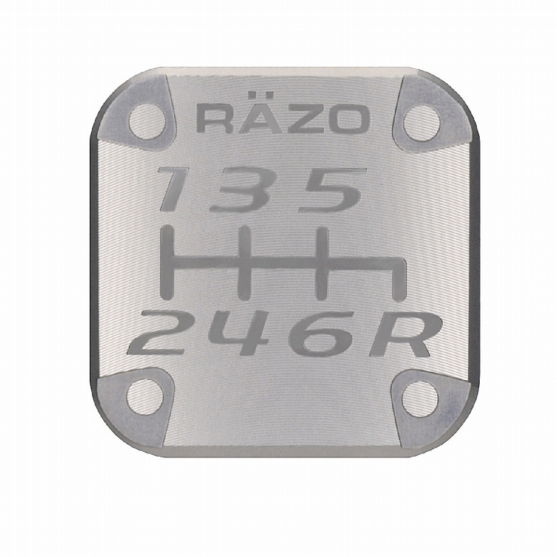 カーメイト RAZO シフトノブ RB10 パターンバッジMT6N ライト