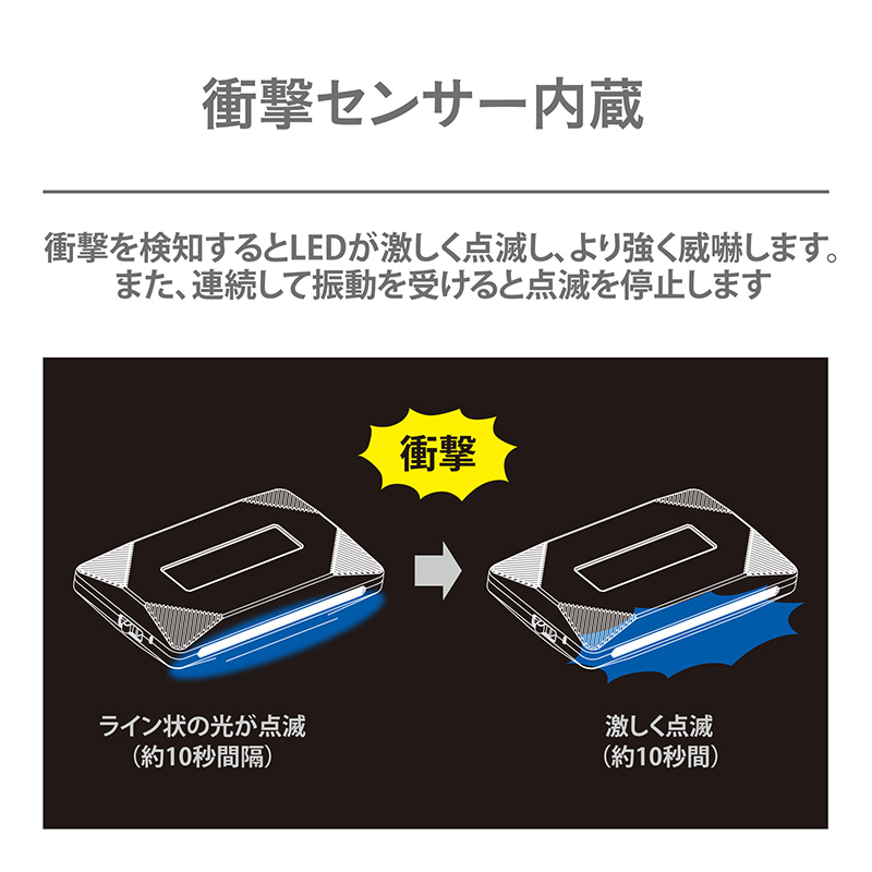 カーメイト 車 セキュリティ ダミー セキュリティランプ ライン