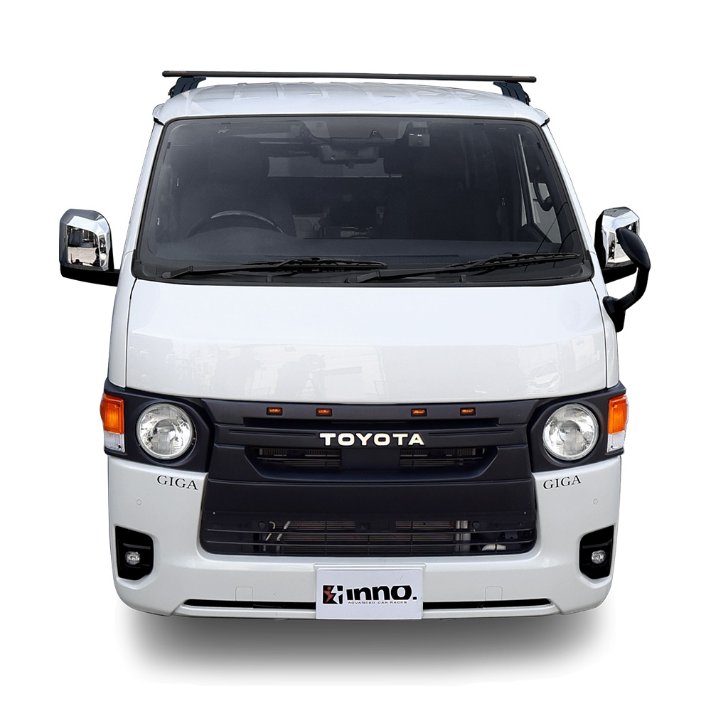 INNO 車 ベースキャリア XD203 ドリップエアロベースセット ハイエース
