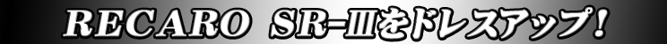 レカロシート オリジナルシートカバー