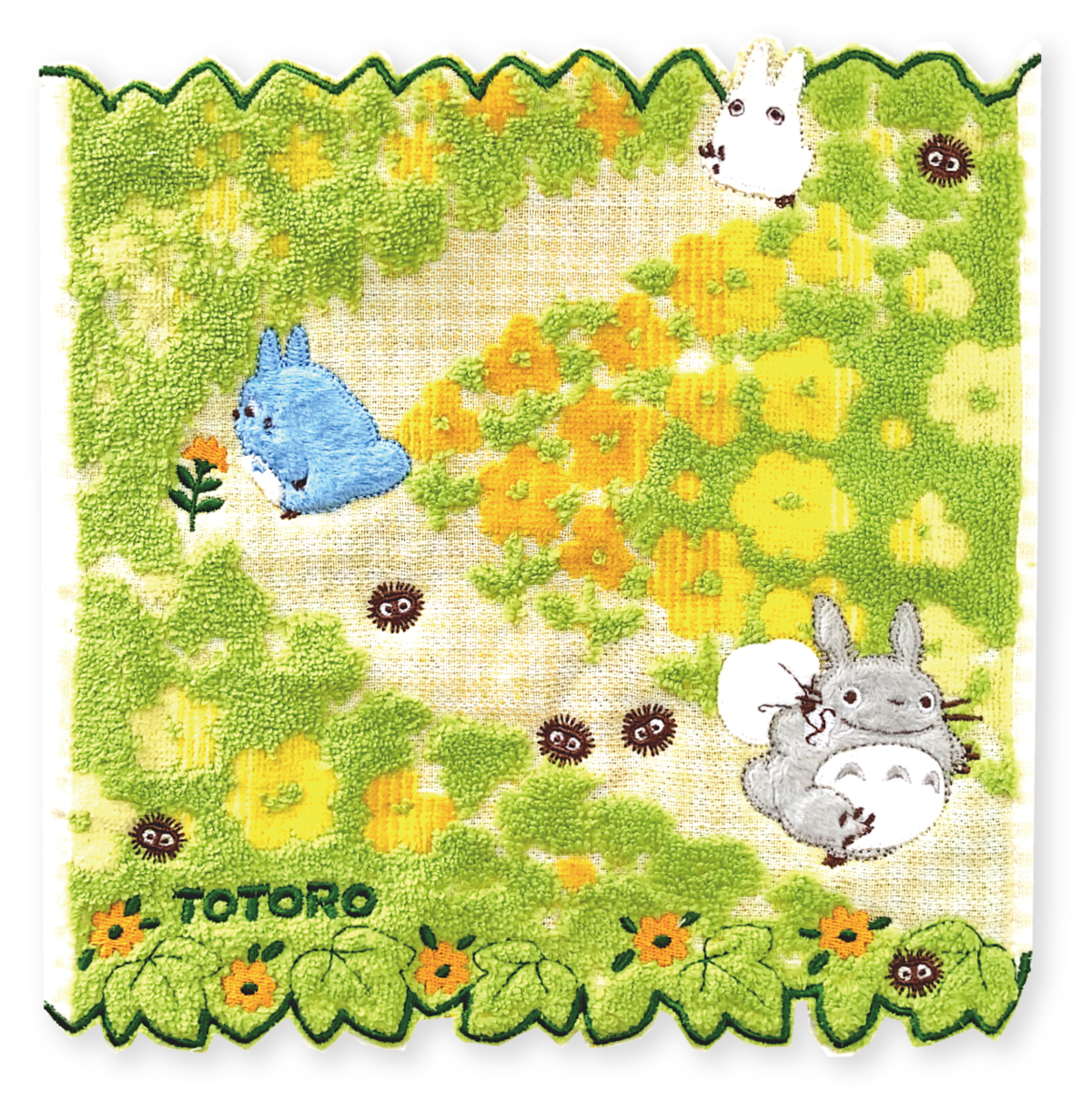 スタジオジブリ ジブリ となりのトトロ ハンドタオル ミニタオル 畜光