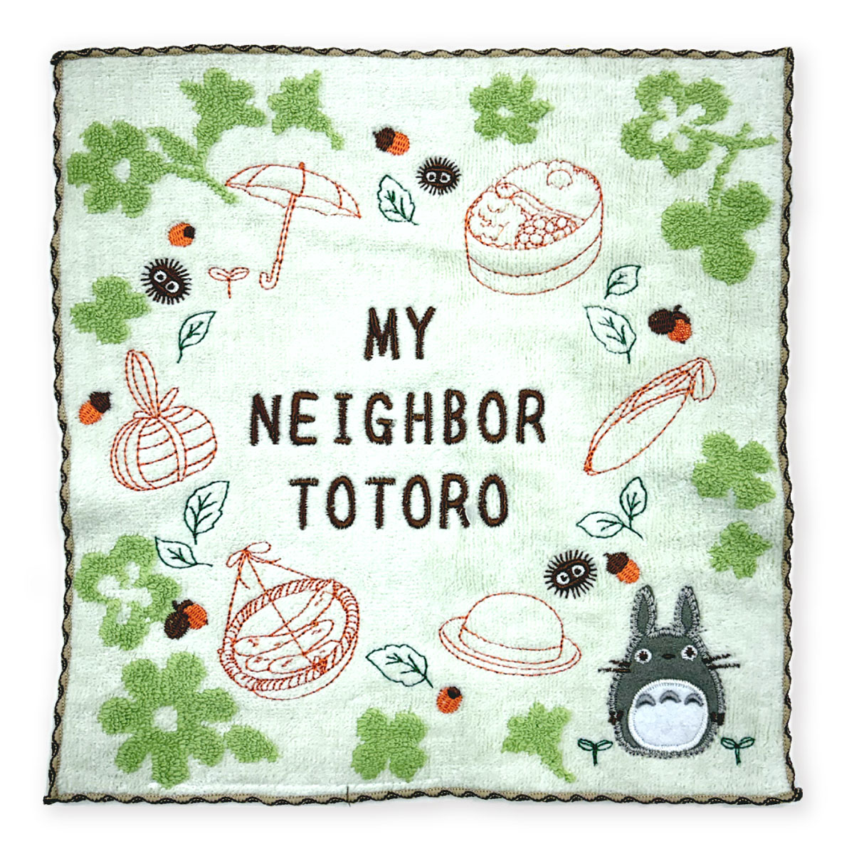 スタジオジブリ ジブリ となりのトトロ ハンドタオル ミニタオル 畜光