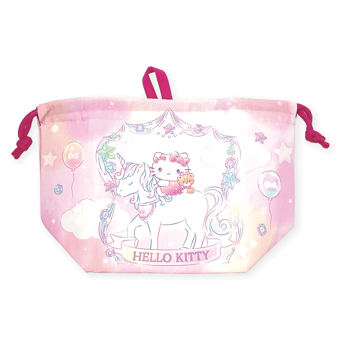 ランチ巾着 アルミシート付き キャラクター マチ付き 巾着袋 お弁当袋 ミッフィー サンリオ 遠足 アルミ 保冷 保温 ランチ 大人 小学生 | 丸眞 | 08