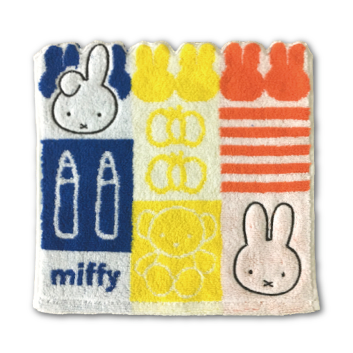 Miffy ミッフィー ハンドタオル ウォッシュタオル 25×25cm 綿100