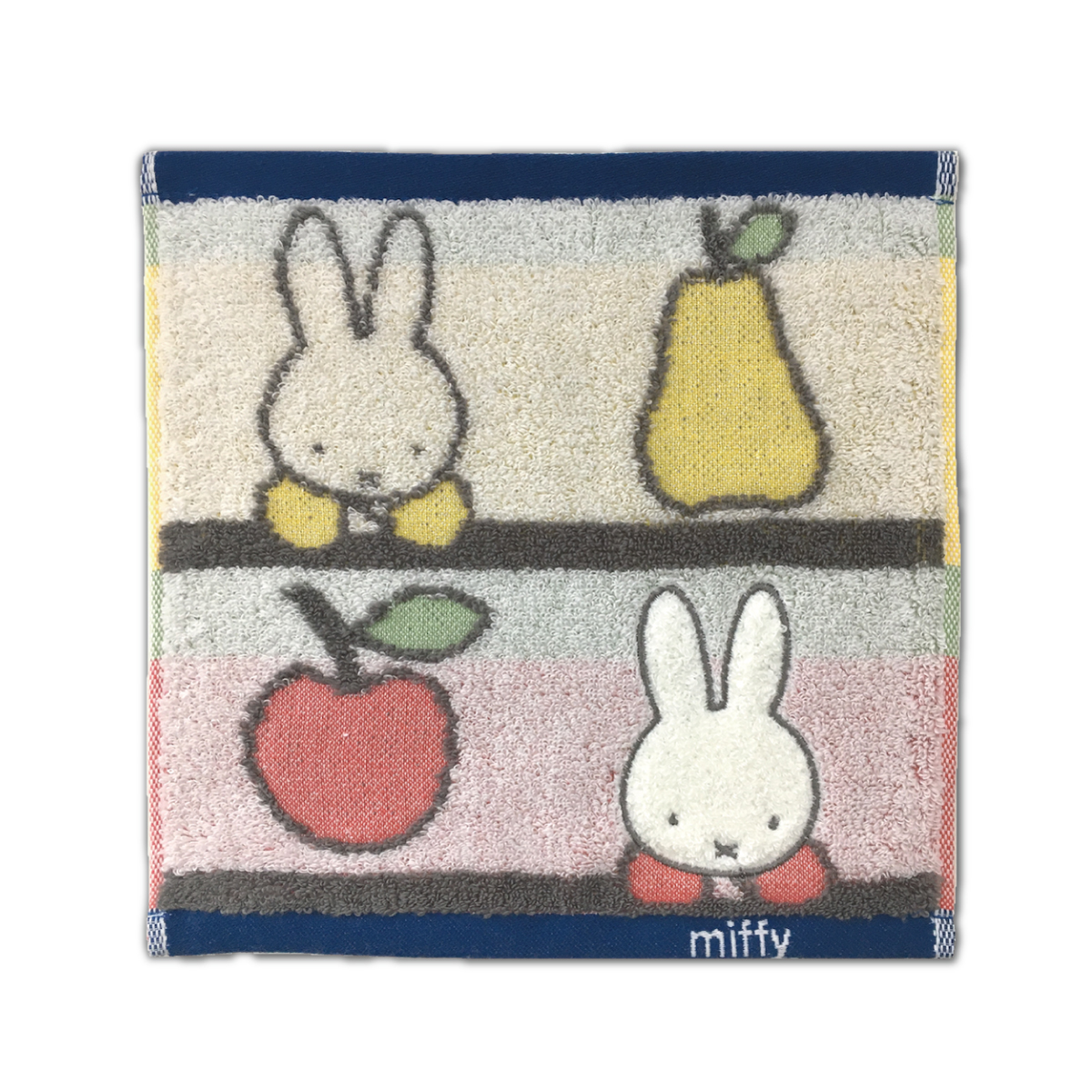 Miffy（ミッフィー） ハンドタオル ウォッシュタオル 25×25cm 綿100