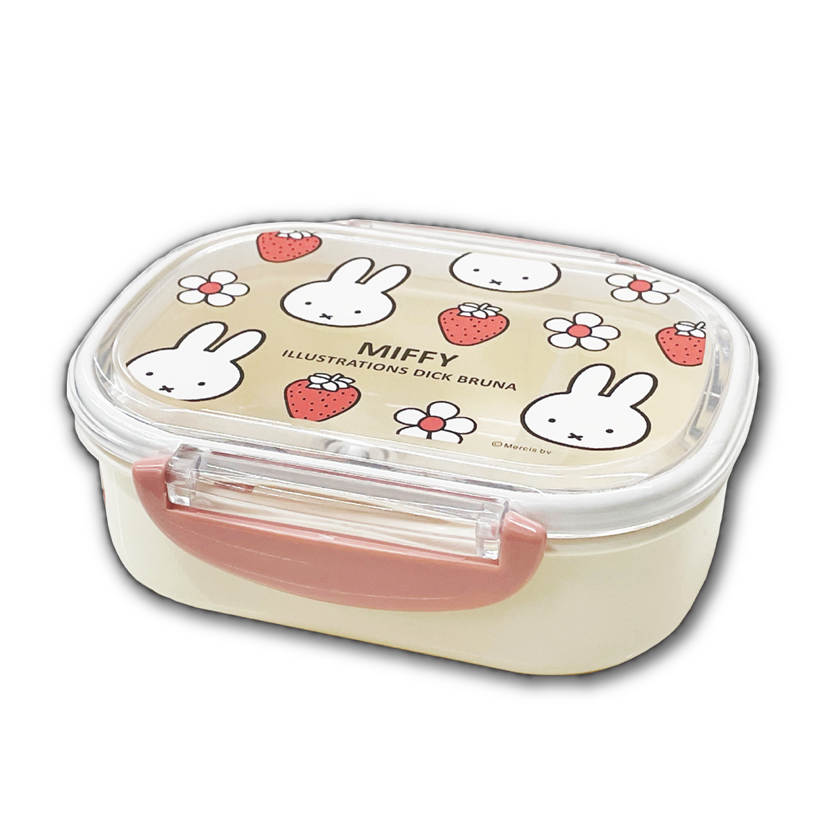 お弁当箱 ランチボックス ミッフィー いちご 抗菌 お弁当 給食 ランチ 幼稚園 日本製 MIFFY 定形外郵便 | Miffy | 01