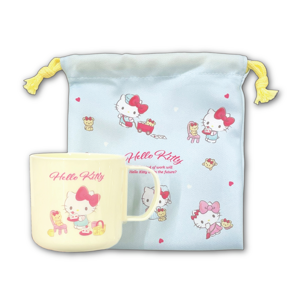 sanrio（サンリオ） プラカップ 巾着 セット プラコップ ランチコップ