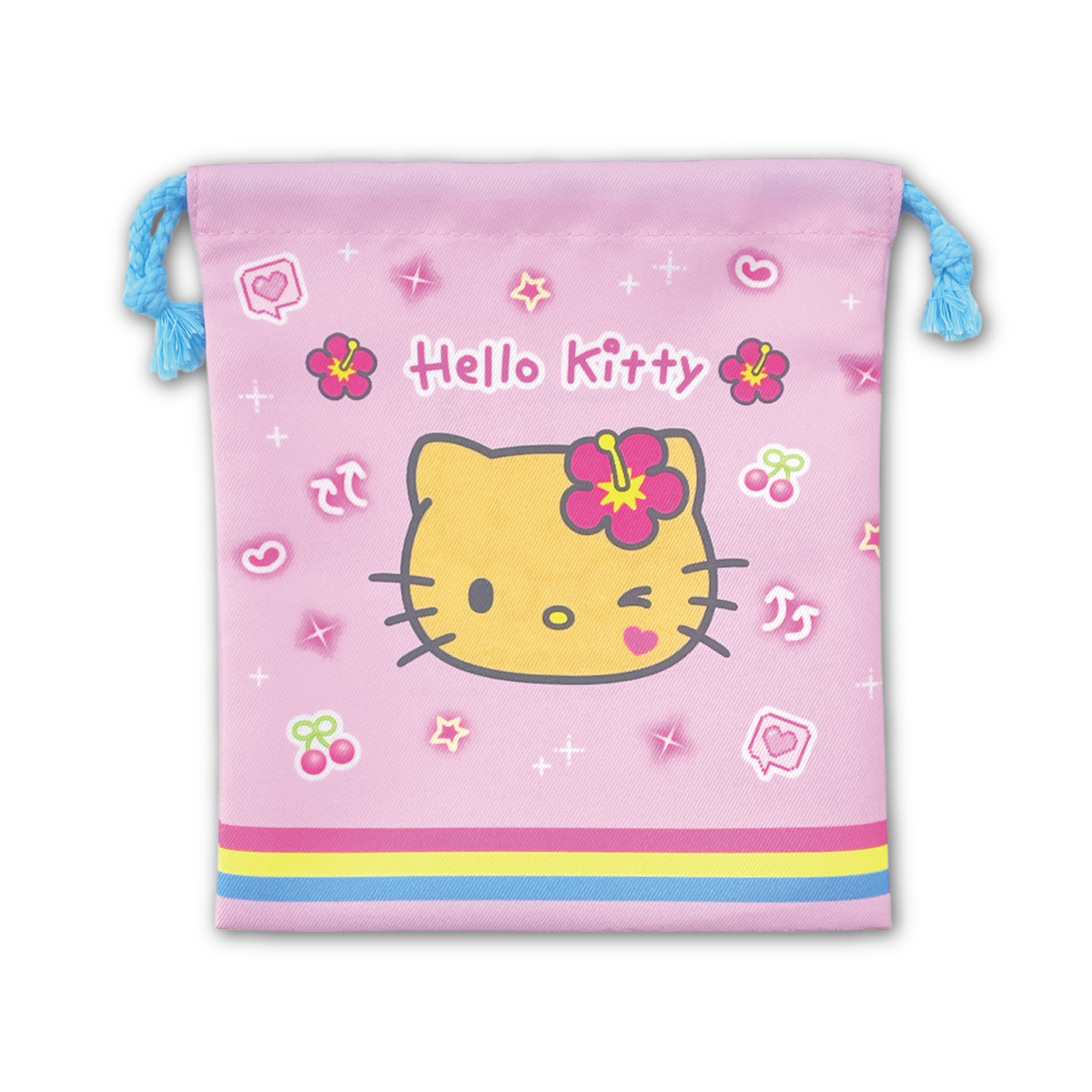 sanrio（サンリオ） 巾着 巾着袋 キャラクター 給食袋 ウサハナ