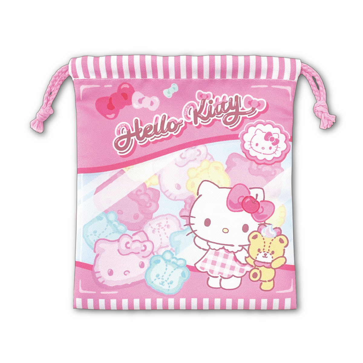 sanrio（サンリオ） 巾着 巾着袋 キャラクター 給食袋 ウサハナ