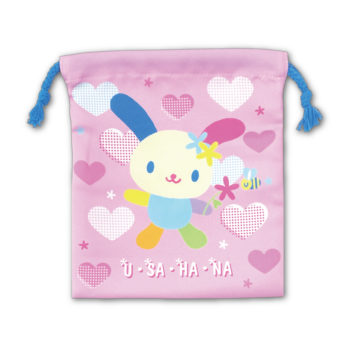 レトロ　キャラクター　給食袋　ランチーフ sanrio（サンリオ） 巾着 巾着袋 キャラクター 給食袋 ウサハナ