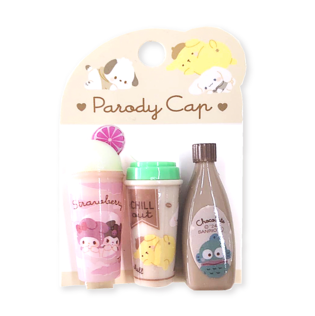 えんぴつキャップ サンリオ カービィ シナモロール ポムポムプリン ハンギョドン ポチャッコ マイメロ クロミ かわいい パロディ えんぴつ 鉛筆 メール便 | CRUX | 02