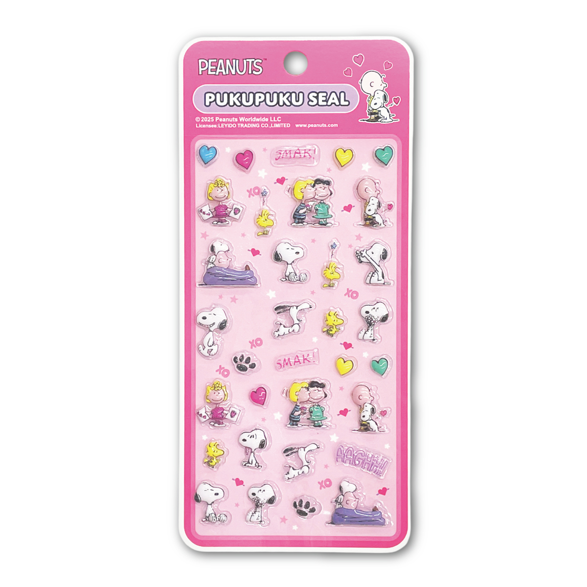 SNOOPY（スヌーピー） ぷくぷくシール プクプク シール交換 ピーナッツ 