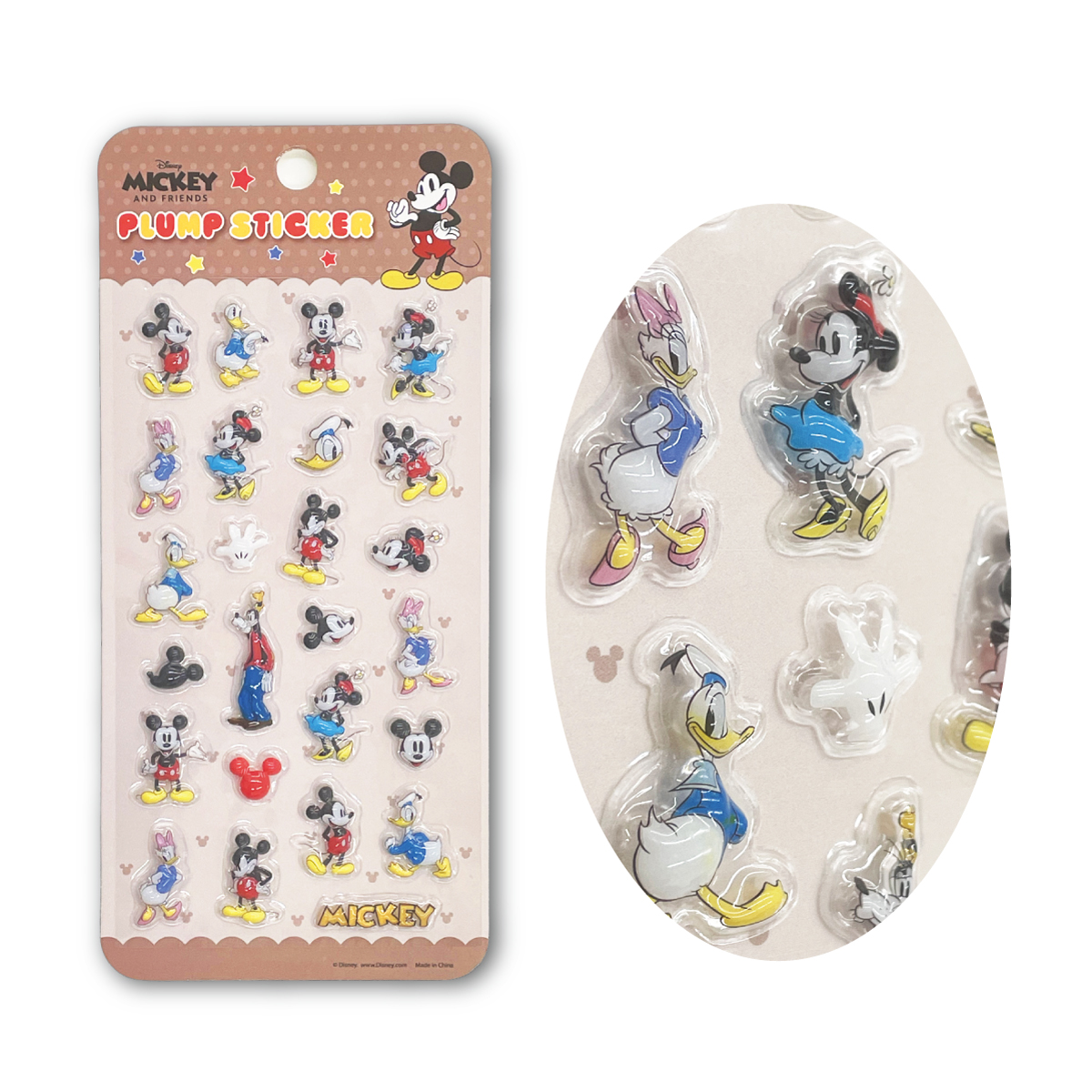 【計222枚】ディズニーぷくぷくシール Disney（ディズニー） ぷくぷくシール シール クリスタルシール