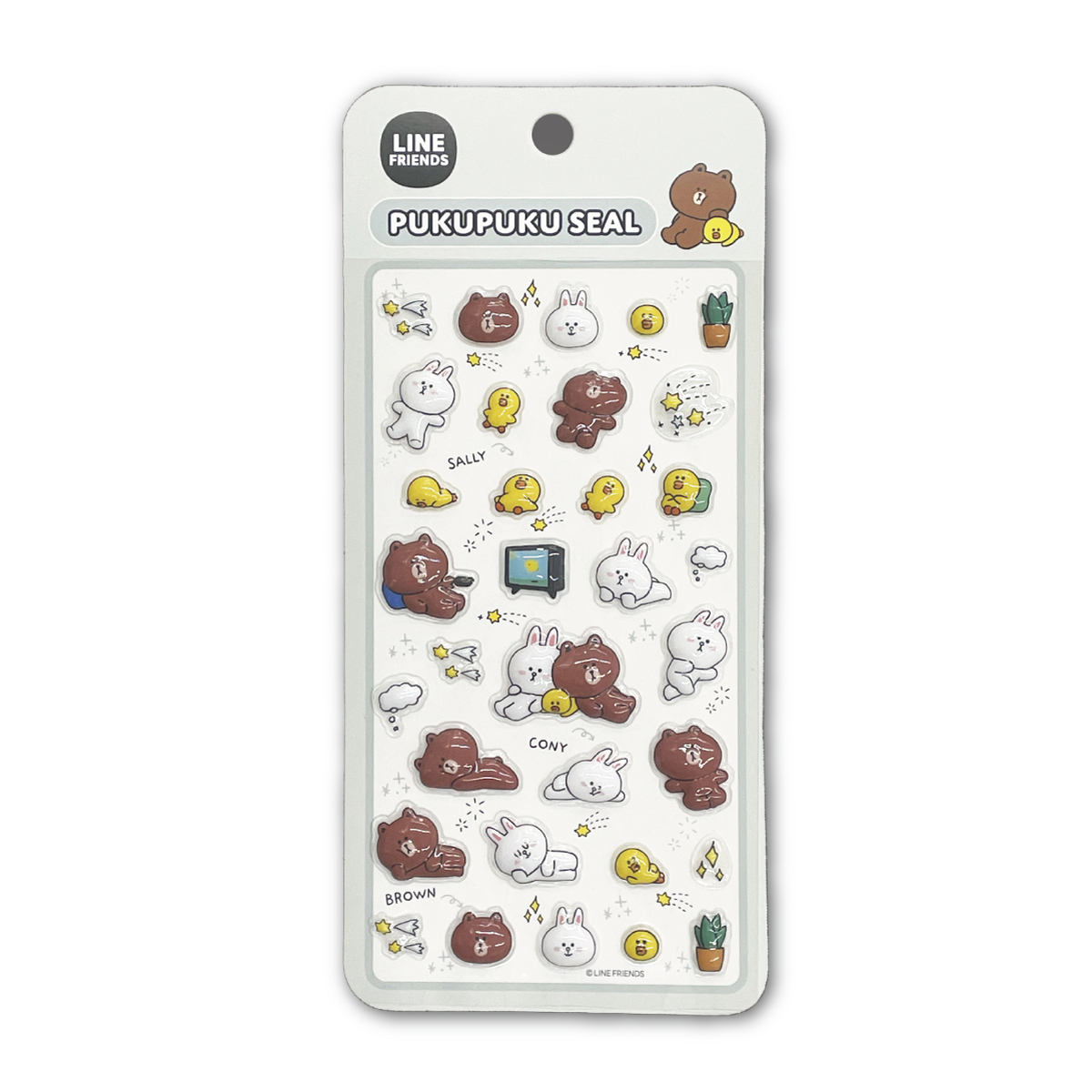LINE（ライン） ぷくぷくシール ラインフレンズ LINE FRIENDS