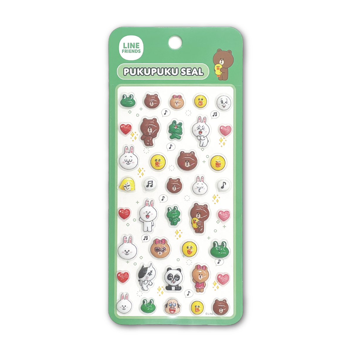 LINE（ライン） ぷくぷくシール ラインフレンズ LINE FRIENDS