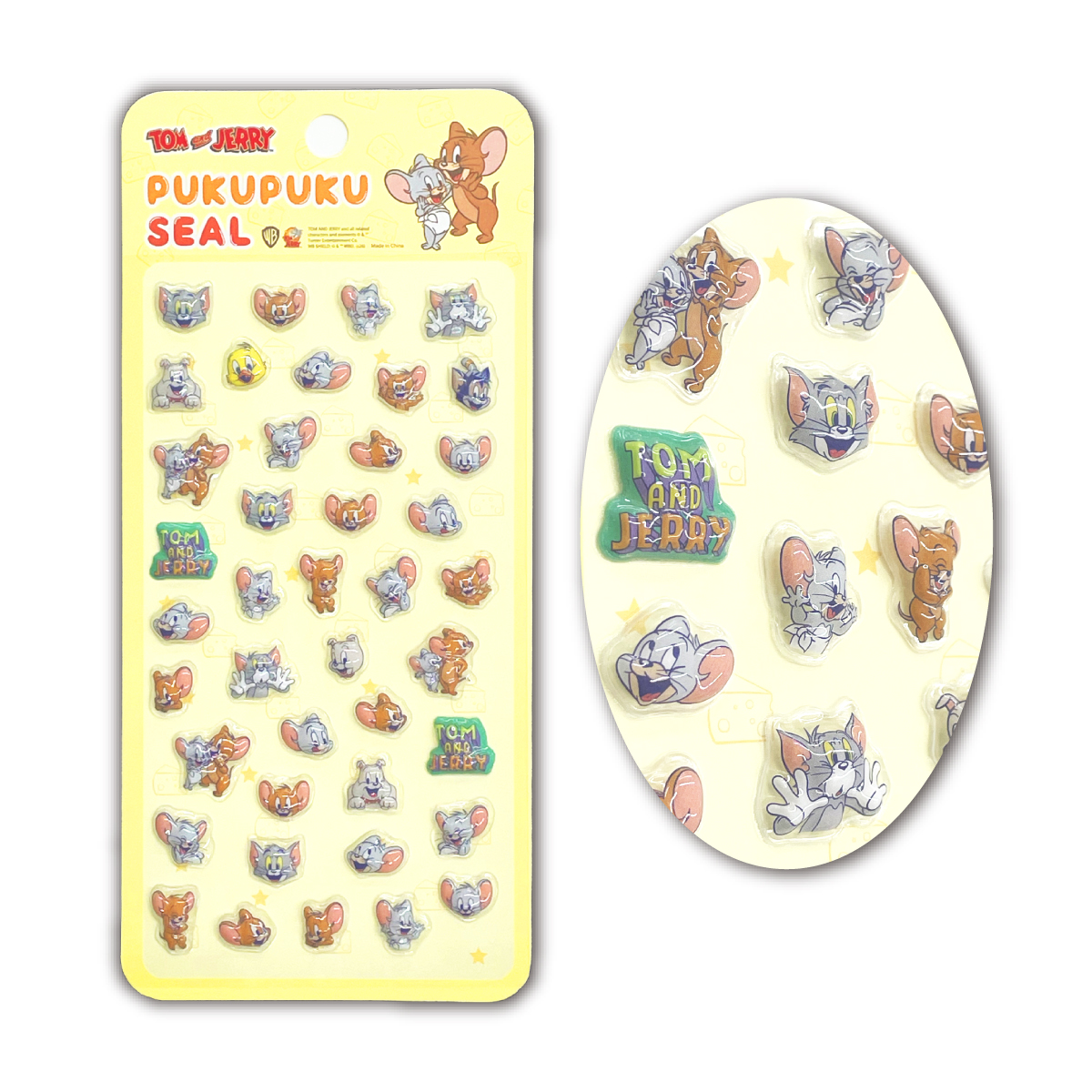ぷくぷくシール トムとジェリー タフィー tom jerry tuffy